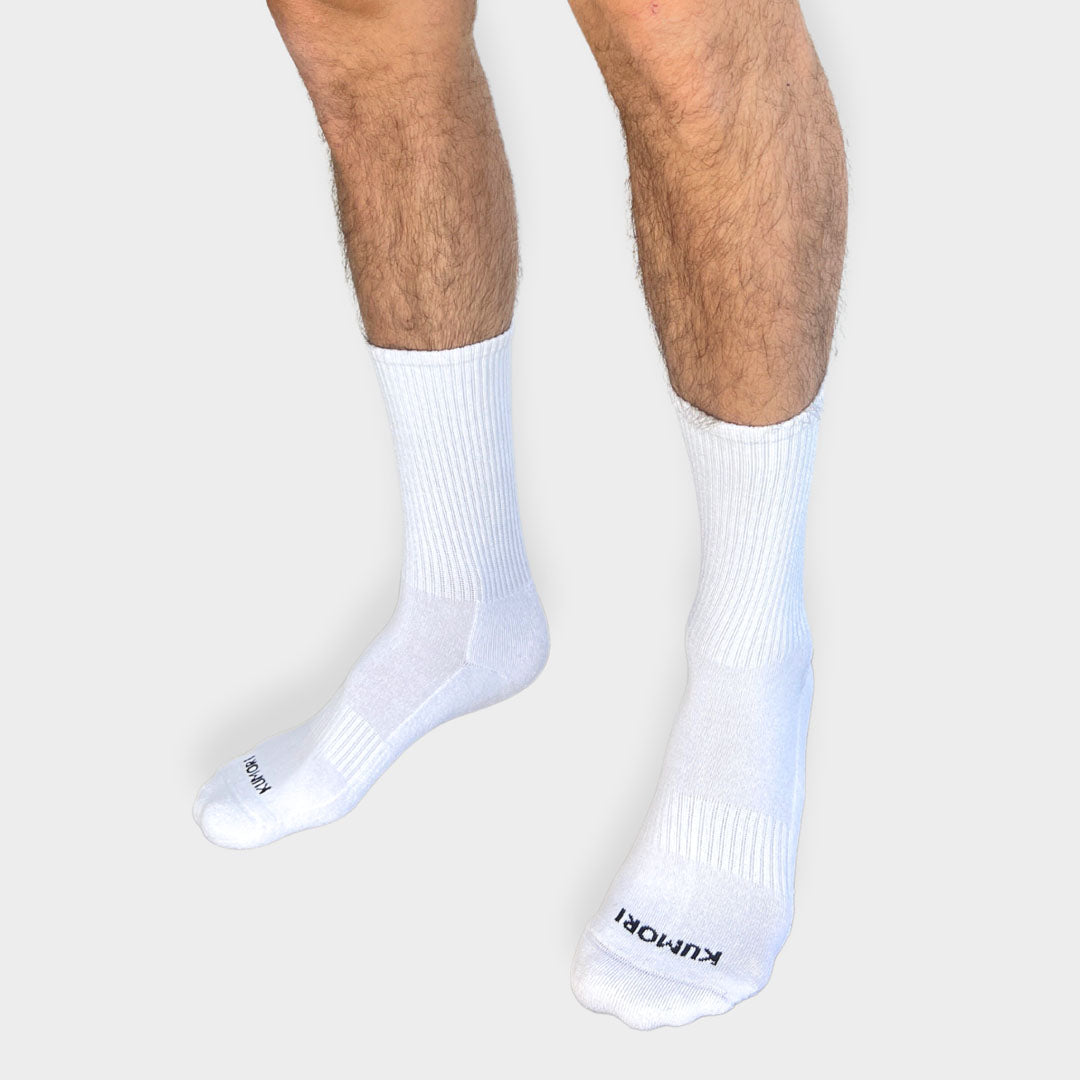 Breathable Bamboo Crew Socks (3 Pairs)