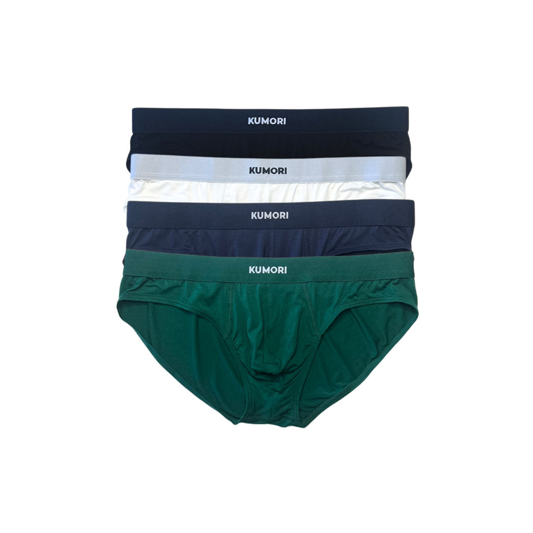 Buy Bamboo Fabric Mid Rise Underwear Pack of 2 Online on Brown Living