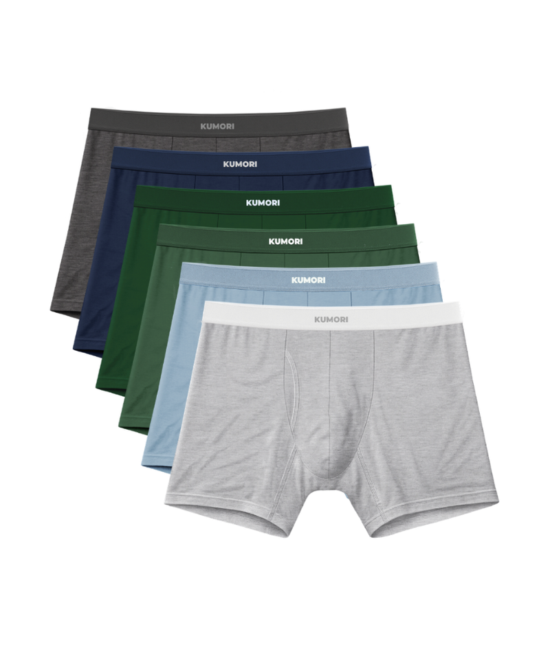 Bamboo Boxer Brief 5" (6-Pack)