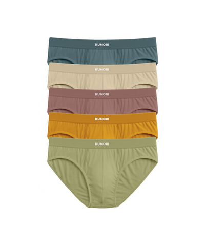 Bamboo Briefs 5-Pack Unique Colors