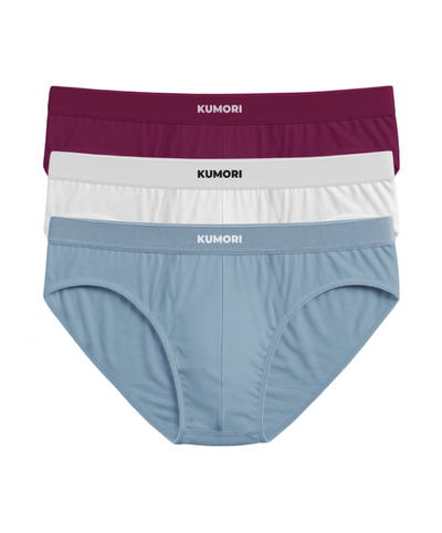 Maroon, White, Light Blue