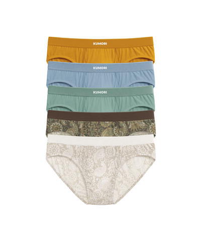 Olive Paisley, ivory Paisley, Mint, Light Blue, Marigold