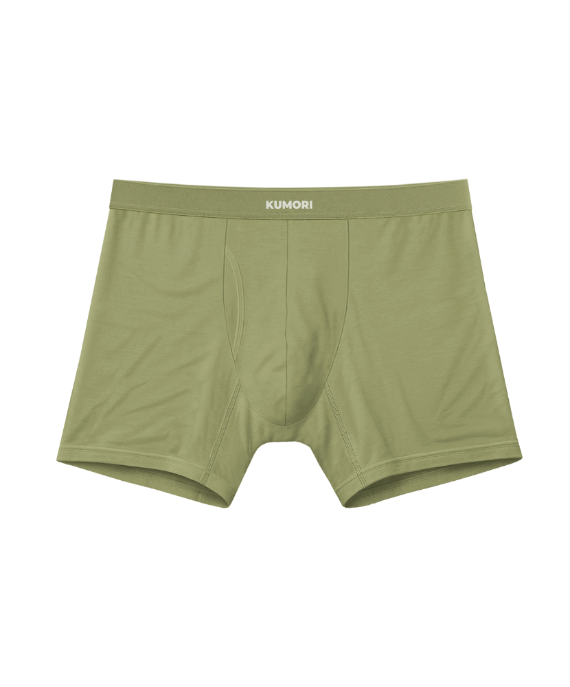 Bamboo Boxer Brief 5" (6-Pack) Tones of Earth