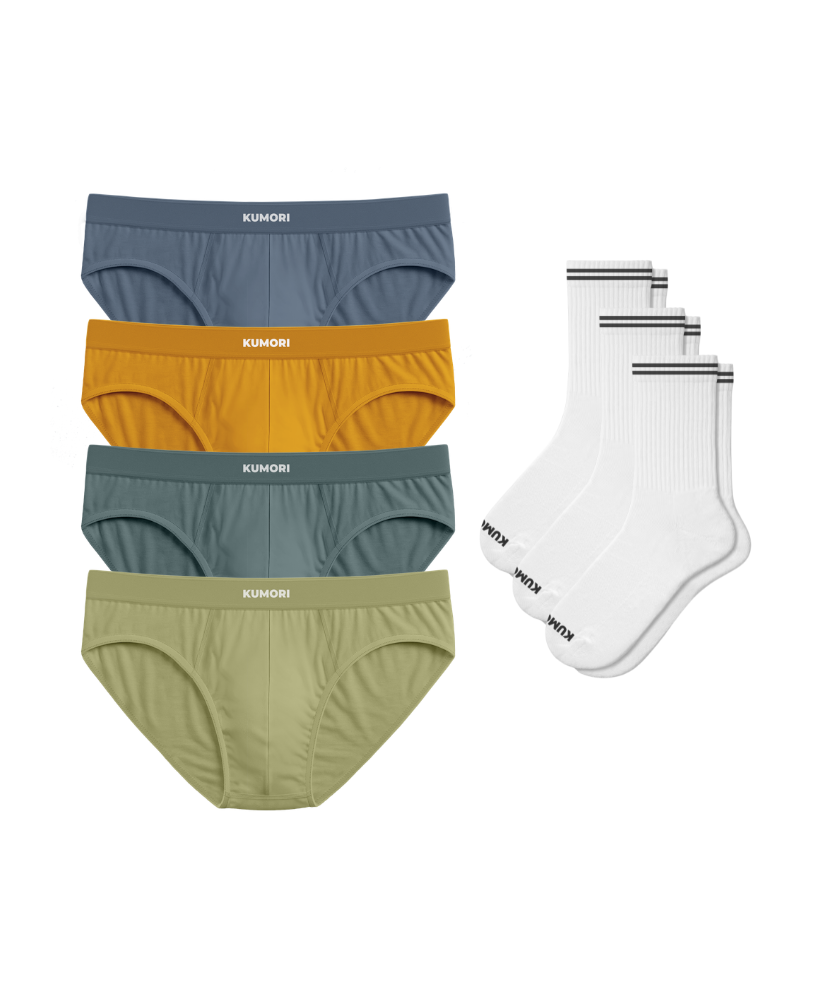 Bamboo Briefs & Socks 7-Pack