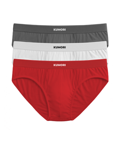 Red, Grey, White