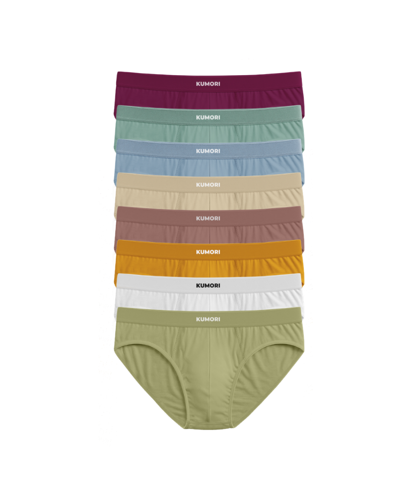 Bamboo Briefs (8-Pack) Light Tones