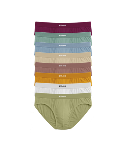 Bamboo Briefs (8-Pack) Light Tones