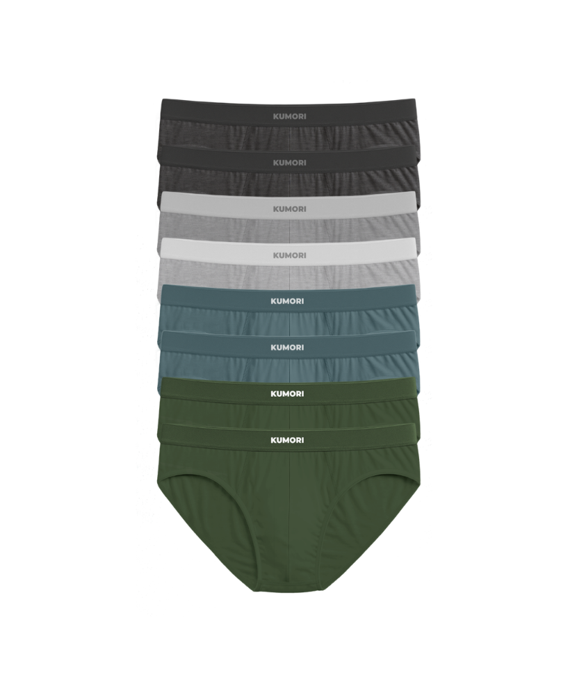 Bamboo Briefs (8-Pack) Everyday Pack