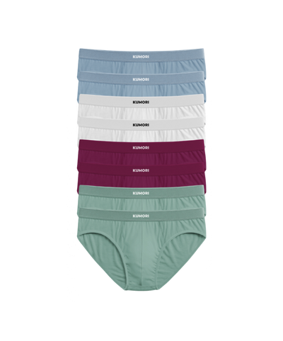 2x Light Blue, 2x White, 2x Maroon, 2x Mint