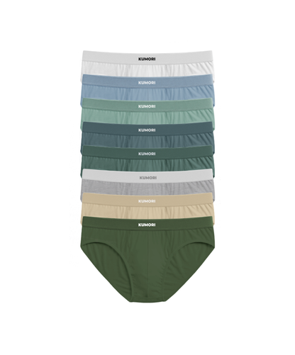 Bamboo Briefs (8-Pack) Coastal Cools