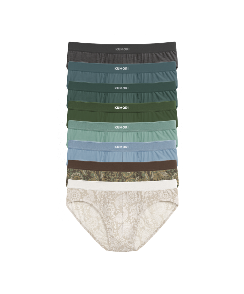Bamboo Briefs (8-Pack) Paisleys & Classics