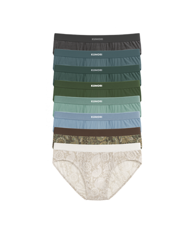 2x Light Blue, 2x White, 2x Maroon, 2x Mint
