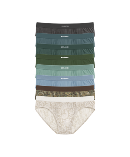 Bamboo Briefs (8-Pack) Paisleys & Classics