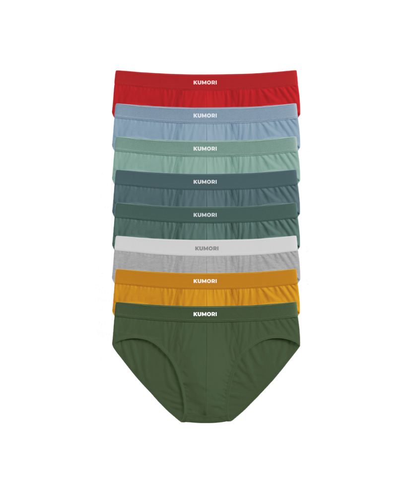 Bamboo Briefs (8-Pack) Signature Colors