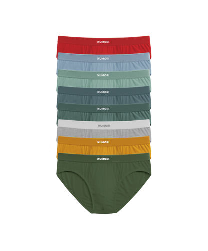 Bamboo Briefs (8-Pack) Signature Colors