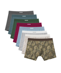 Bamboo Boxer Brief 5" (8-Pack) Paisleys