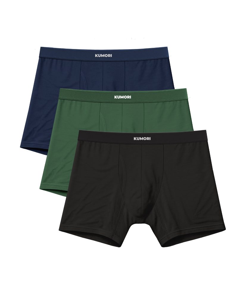 Bamboo Boxer Briefs 5" Staple (3-Pack)