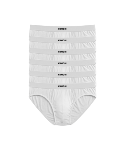 Bamboo Briefs 6-Pack White