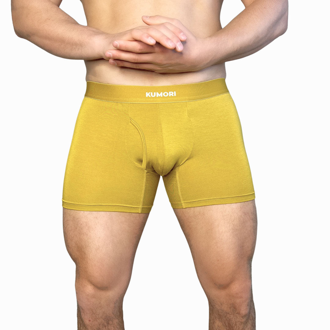 Bamboo Mid-Length Boxer Brief (6-Pack) (Fall Colors)