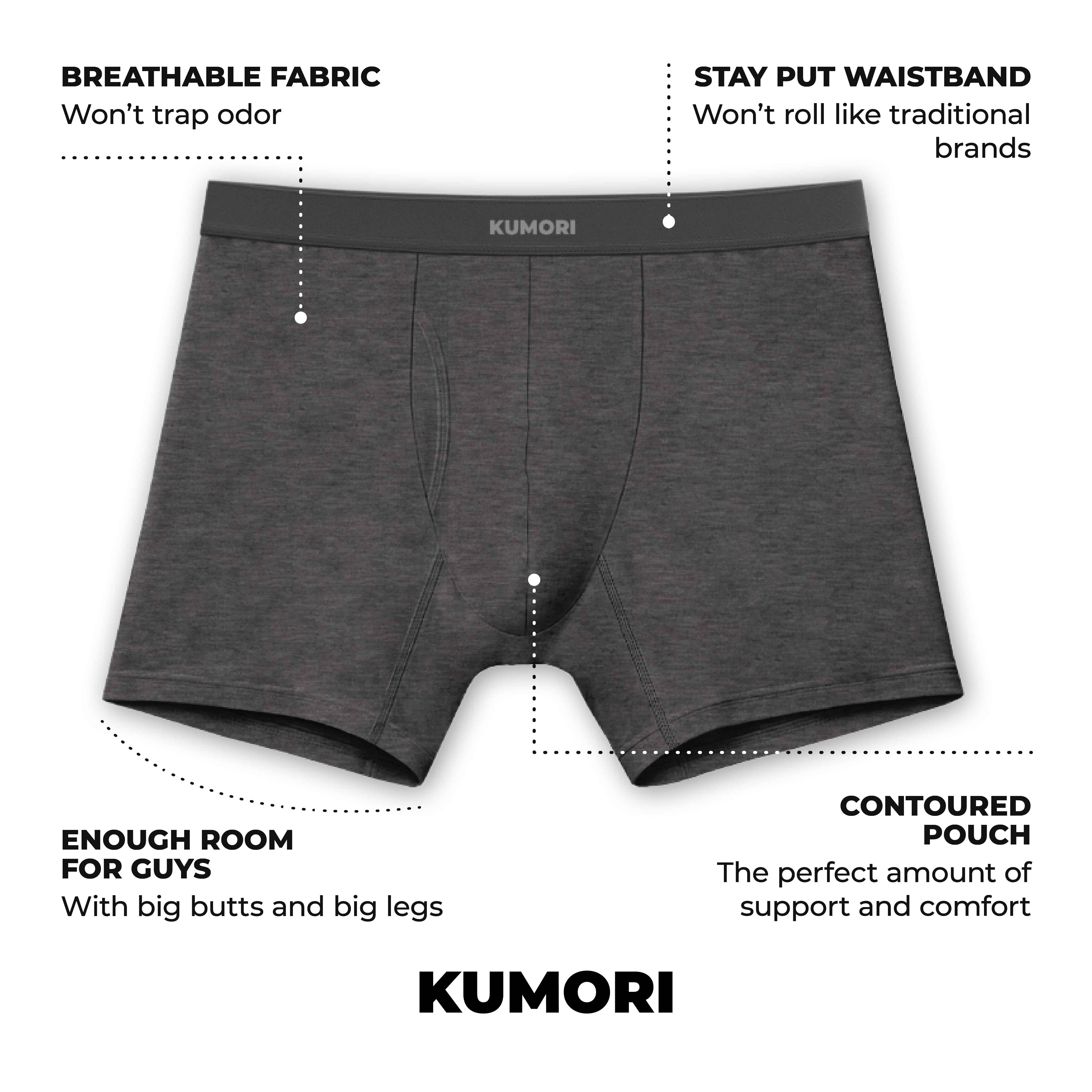 Bamboo Boxer Brief 5"