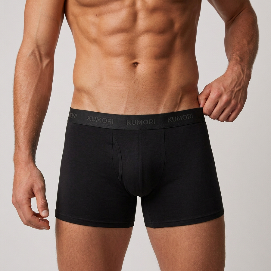 The Active Bamboo Boxer Brief worn