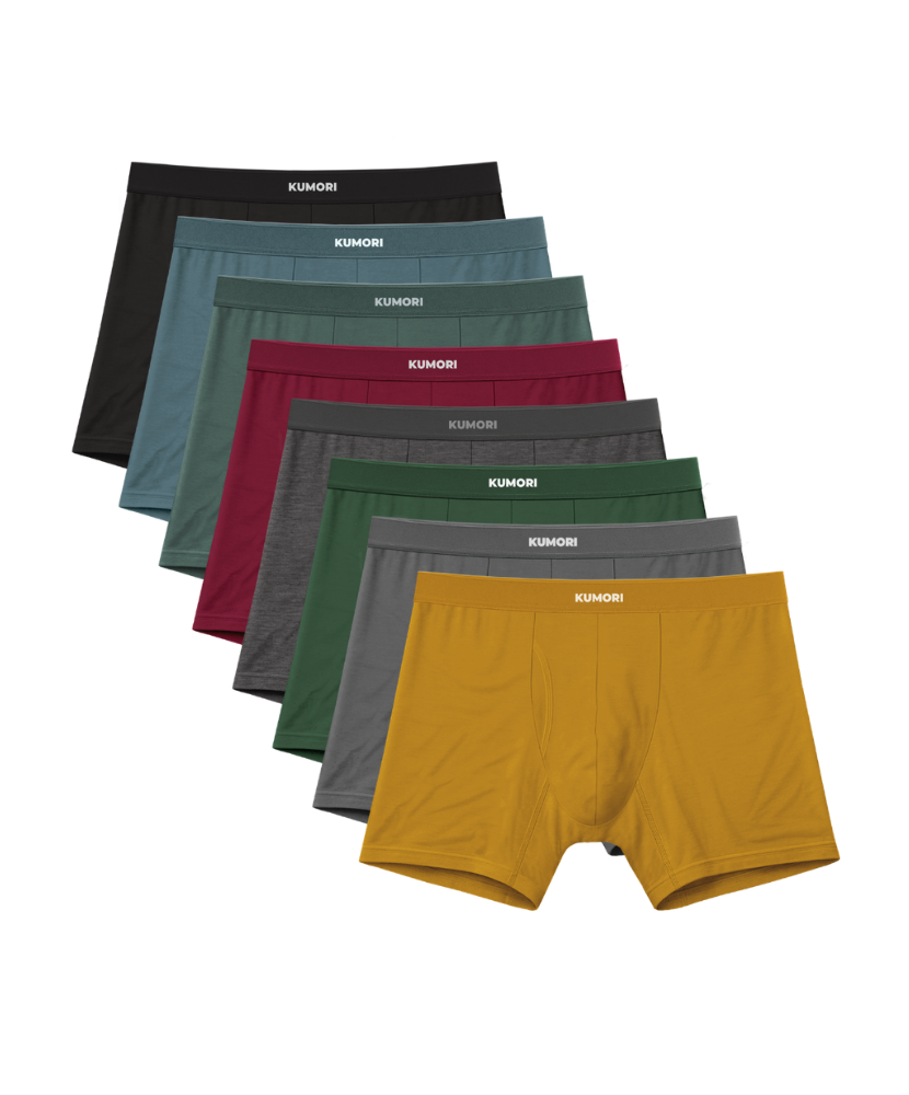 Bamboo Boxer Brief 5" (8-Pack) Upgrade Pack