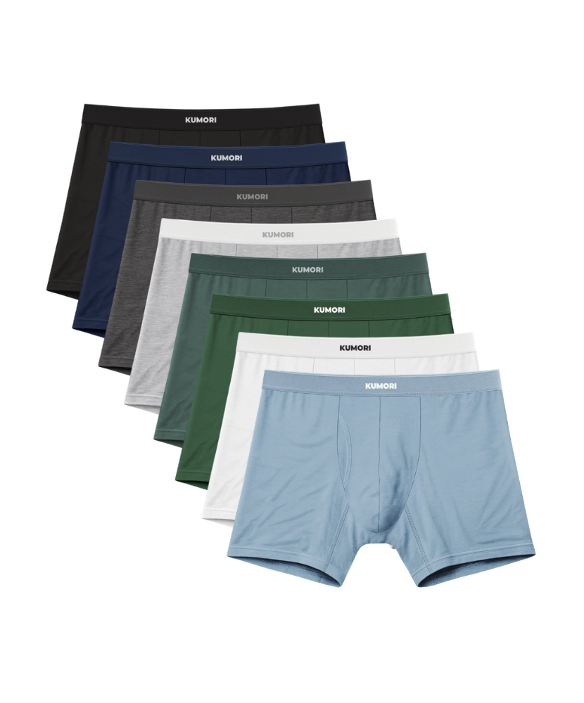 Bamboo Boxer Brief 5" (8-Pack) Re-stock