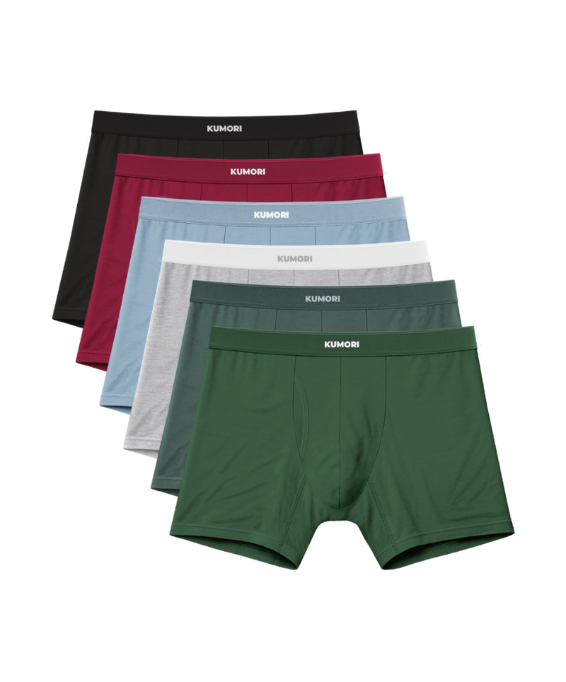 Bamboo Boxer Brief 5" (6-Pack) Core Stock