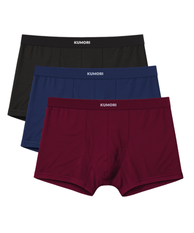 Black, Dark Blue, Cordovan Red