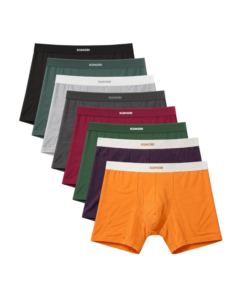 Bamboo Boxer Briefs 5" Harvest (8-Pack)