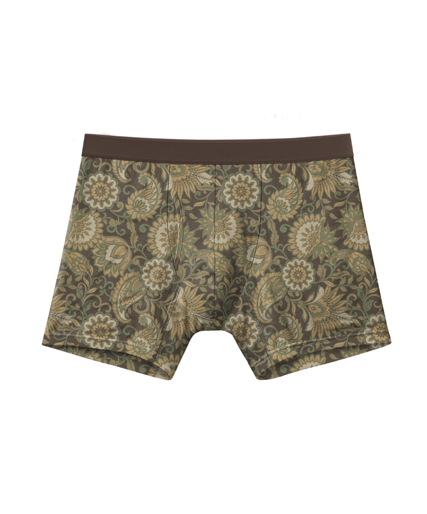 Bamboo Boxer Brief 5" (8-Pack) Paisleys